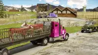 Zwierzę Przejście Transport Ciężarówka Simulator Screen Shot 3