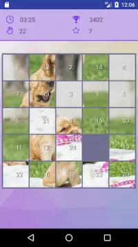 Dogs Sliding Puzzle Screen Shot 4