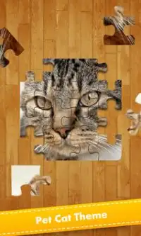 Jigsaw Gambar Kucing Screen Shot 0