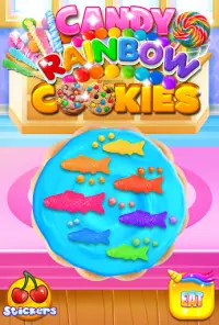 Candy Rainbow Cookies & Donuts Screen Shot 0