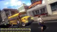 High school bus simulator 2017 Screen Shot 2