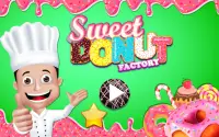 بلدي دونات المخابز 🍩 - ألعاب كعكة الخبازين الحلو Screen Shot 1