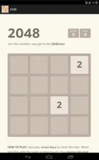 2048 puzzle Screen Shot 1
