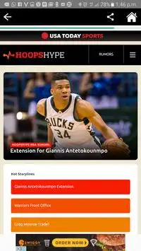 Basketball News & Updates Screen Shot 4