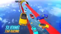 Frozen Slide Race 3D - Car Racing Screen Shot 1