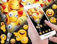 😍Zipper Smiley Emoji Launcher Theme HD Wallpapers Screen Shot 0