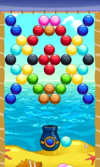 Beach Bubble Shooter Screen Shot 0