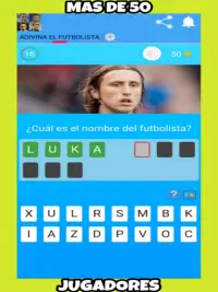 Adivina el Jugador de Fútbol! - Juego de Fútbol Screen Shot 10