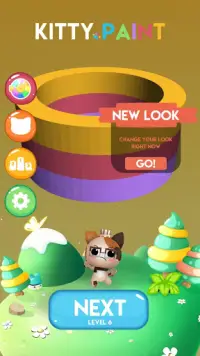Kitty Paint - Paint circles and win a lot of cats Screen Shot 3