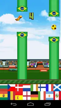 Flappy World Cup 2014 Screen Shot 2