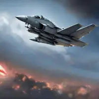 Game Pesawat Tempur Perang Screen Shot 3