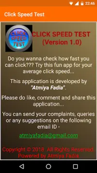 Click Speed Test Screen Shot 7