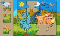 बच्चों के लिए Dino पहेली खेल Screen Shot 3