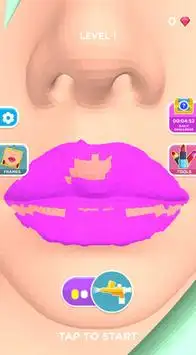 Lip Art !! 3D Screen Shot 0