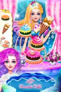 Princess Mermaid Birthday Party - sihirli peri Screen Shot 3