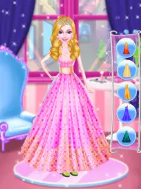 Королевская принцесса макияж салон игры девочек Screen Shot 6