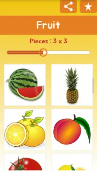 Enfants Puzzle: Fruit Screen Shot 3