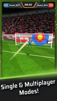 Football Live Free Kick Shots: Best Soccer Goals Screen Shot 0