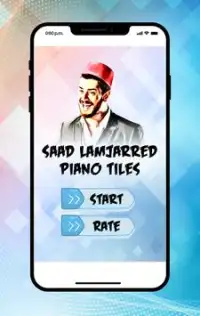 Saad Lamjarred Piano Tiles Screen Shot 0