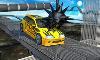 Impossible sky tracks car stunt simulator Screen Shot 7