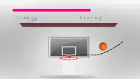 Bola basket ball in hoops Screen Shot 0