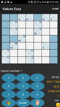 Killer Sudoku KenKen Futoshiki  Kakuro Crossword Screen Shot 2