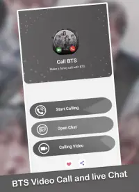 BTS Video Call and live Chat ☎️ BTS Messenger ☎️ Screen Shot 0