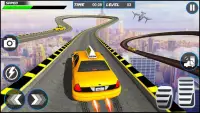 Extreme City Taxi Car Stunt : Ramp Car Stunts Game Screen Shot 3