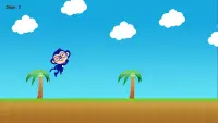 Monkey run and jump Screen Shot 1