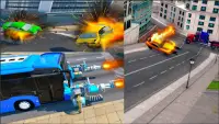 Monster Bus Car Transform - Car Fighting games Screen Shot 1