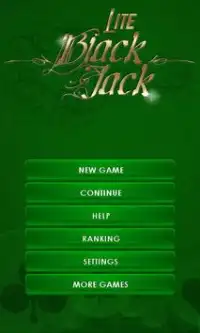Blackjack Lite Screen Shot 0
