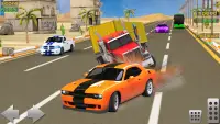 高速道路 車 レーシング 車 ゲーム Screen Shot 3