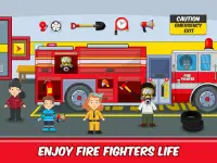 Finja que meu corpo de bombeiros: vida de bombeiro Screen Shot 1