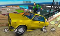 할리우드 옥상 자동차 점프 : 스턴트맨 시뮬레이터 Screen Shot 4