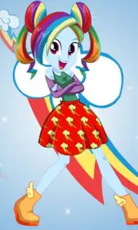 Dress Up Rainbow Dash Screen Shot 2