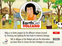 Earth Girl Volcano Screen Shot 0