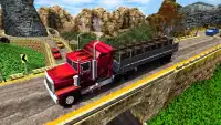 हेवी ड्यूटी 18 व्हीलर ट्रक ड्राइव - Offroad खेल Screen Shot 6