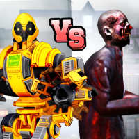 "Roboter vs zombies- Super-Kung-Fu-Kampf "