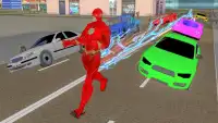 Super Flash Speed Hero vs Gangster Monster Battle Screen Shot 8