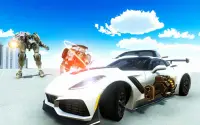 Robot Transform Car City War - Transformation Game Screen Shot 0