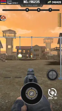 стрельба герой: стрельба из пистолета в мишень Screen Shot 0
