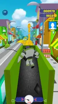 Super Buzz lightyear Toy Adventure Subway story Screen Shot 1