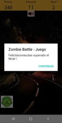 Zombie Battle Screen Shot 2