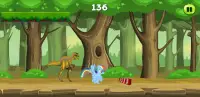 My Pony VS the Dinosaur : jungle running adventure Screen Shot 0