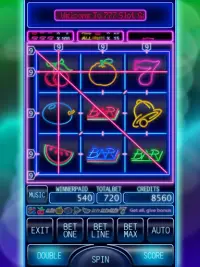 777 Fruit Neon Slot Machine Cherry Master Screen Shot 9