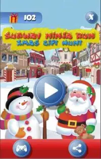 Subway Ninja Run: XMAS Gift Hunt Screen Shot 5