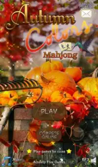 Hidden Mahjong: Autumn Colors Screen Shot 0