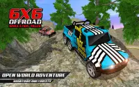 6x6 Spin Offroad Mud Runner Truck Drive Games 2018 Screen Shot 1