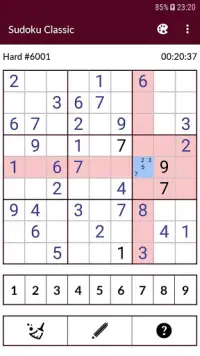 Sudoku Classic Screen Shot 3