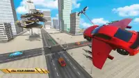 Flying Car Shooting Death Racing Drift Screen Shot 0